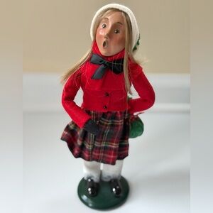 Festive Byers’ Choice Caroler 1997